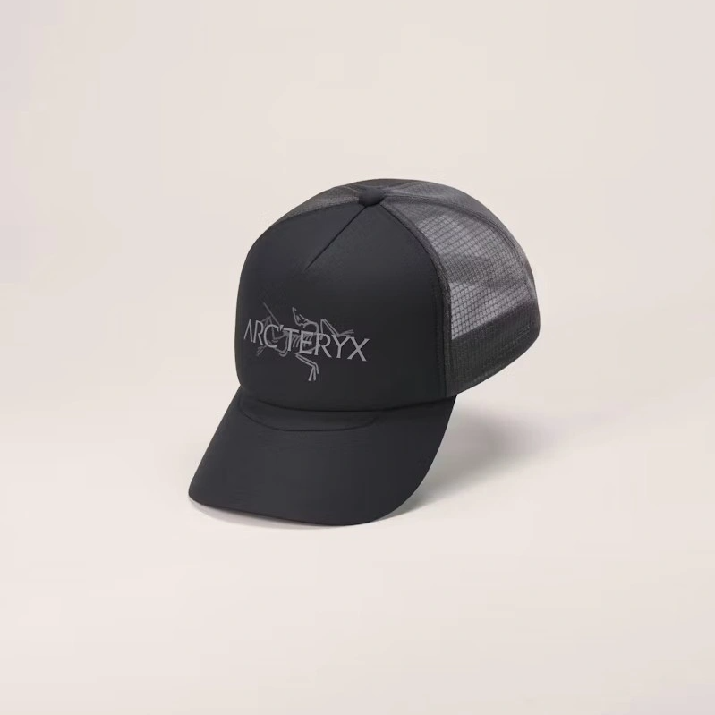 BIRD WORD TRUCKER HAT - Black / Cloud Small/Medium