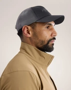 BIRD WORD TRUCKER HAT - Black / Cloud Small/Medium