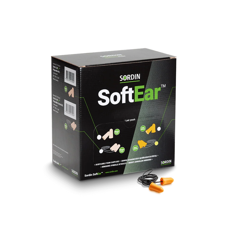 Sordin SoftEar Disposable Cord Orange (S/M) 100x1p