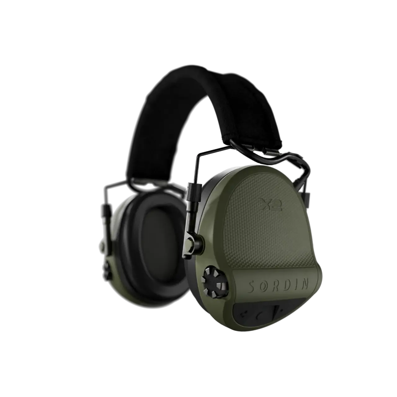 Sordin X2 SFA Headband textile Memoryfoam Green