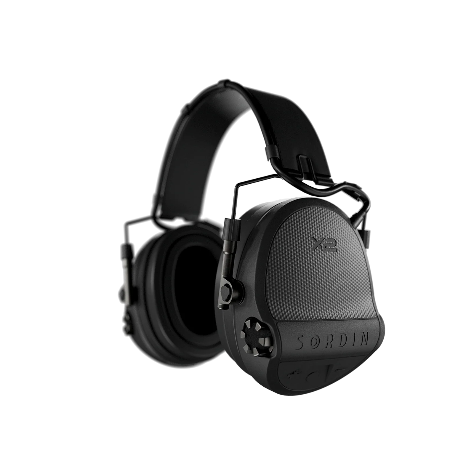 Sordin X2 SFA Headband Leather Gel Black