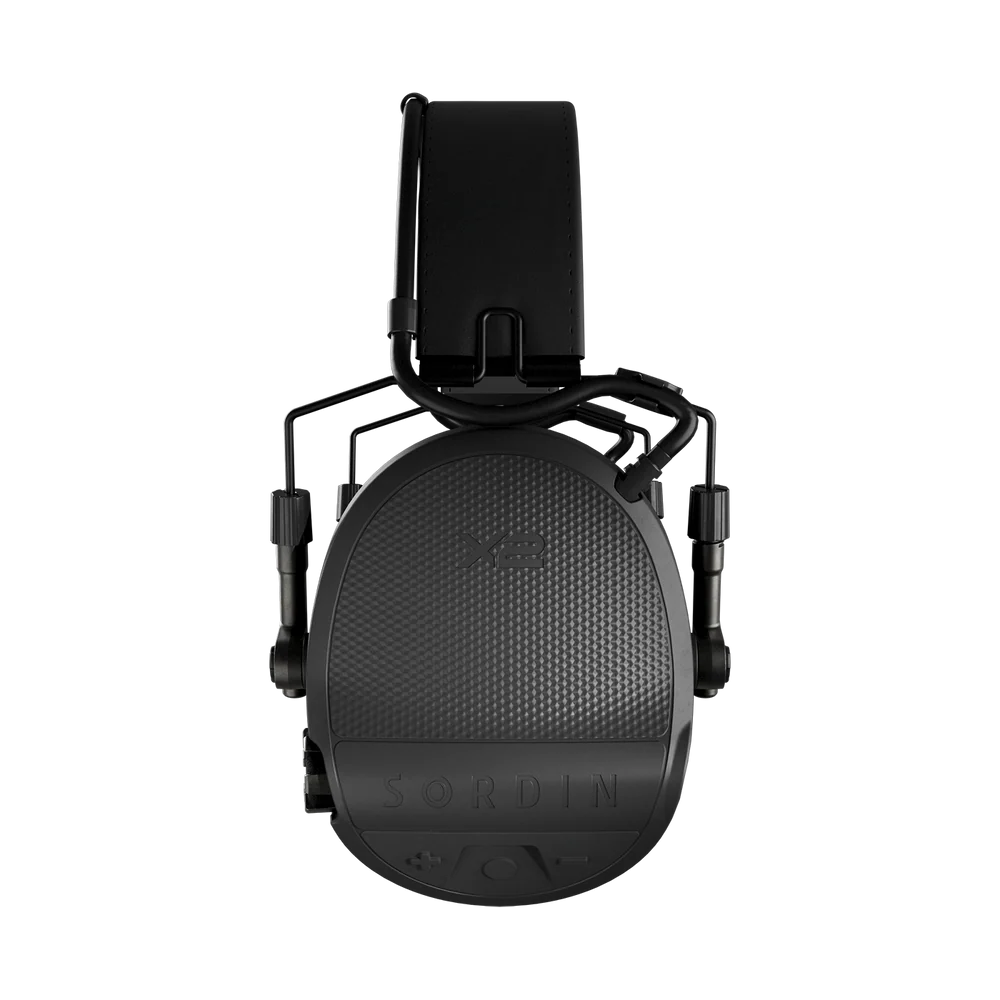 Sordin X2 SFA Headband Leather Gel Black