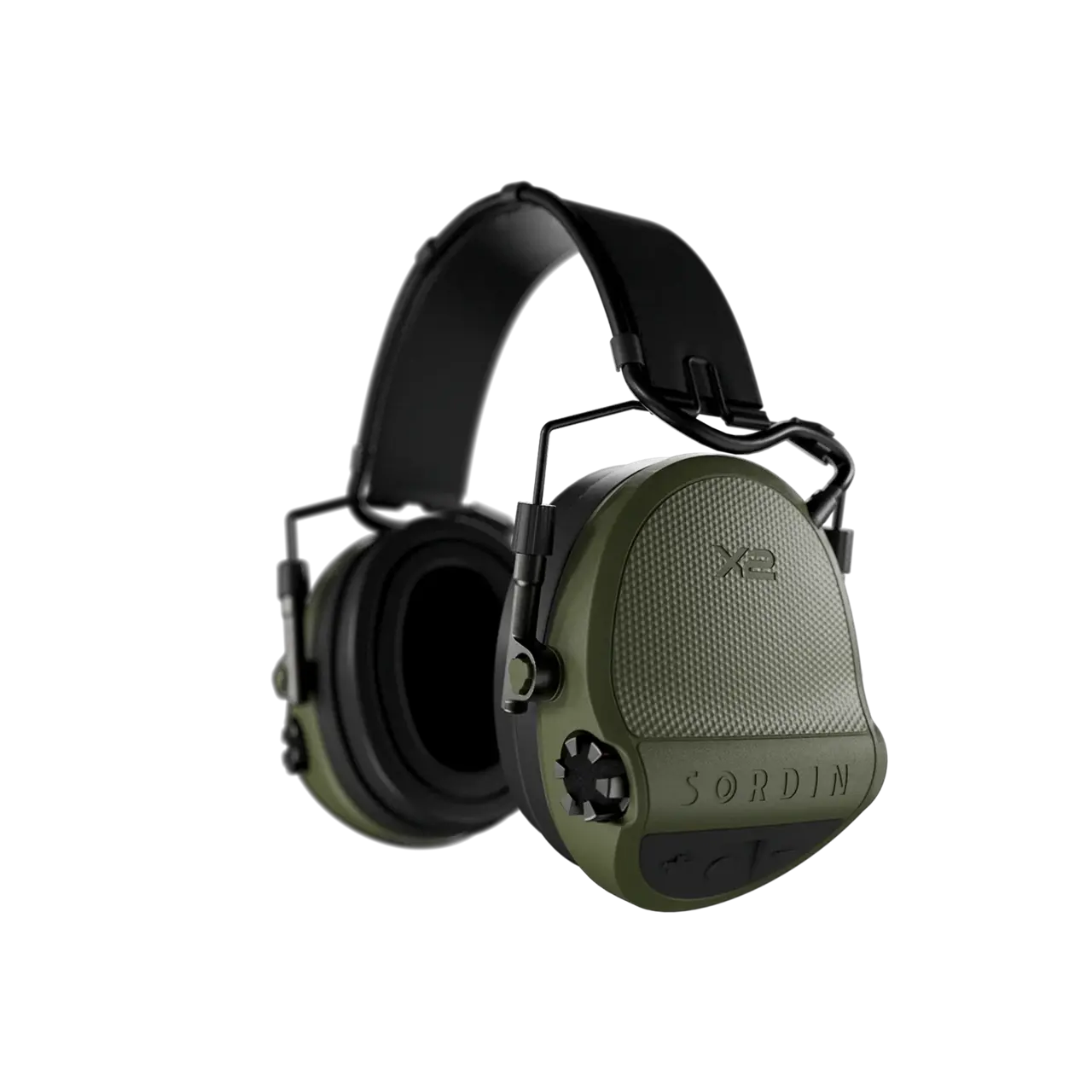 Sordin X2 SFA Headband Leather Gel Green