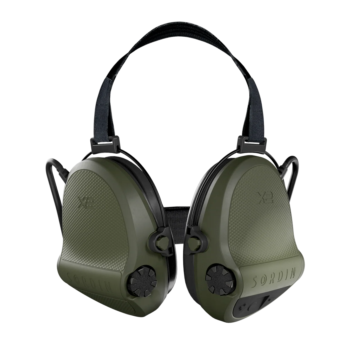 Sordin X2 Neckband Memoryfoam Green