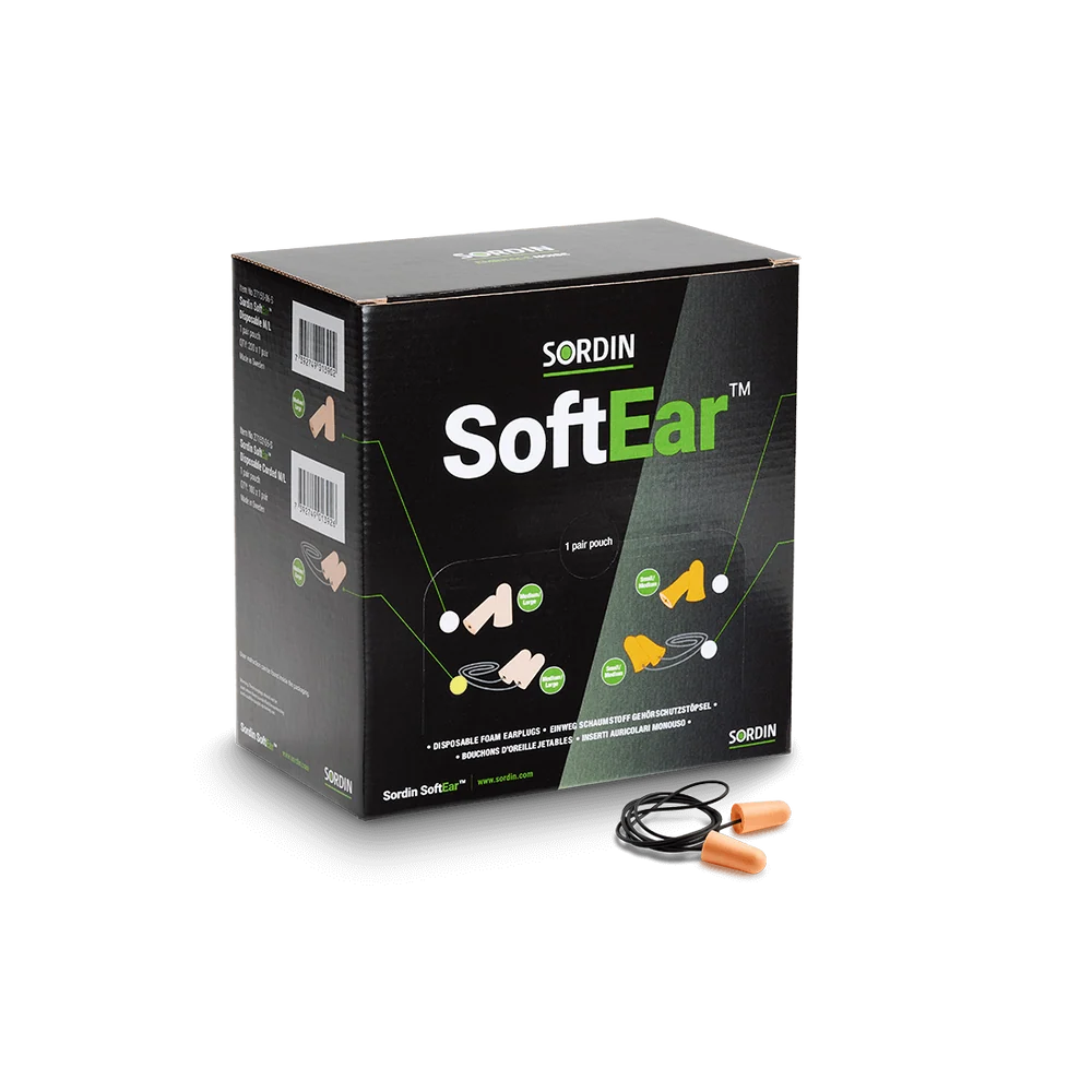 Sordin SoftEar Disposable Corded Orange (M/L) 200x1p