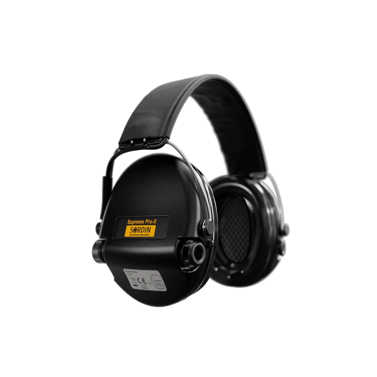 Sordin Supreme Pro-X Headband Black PVC