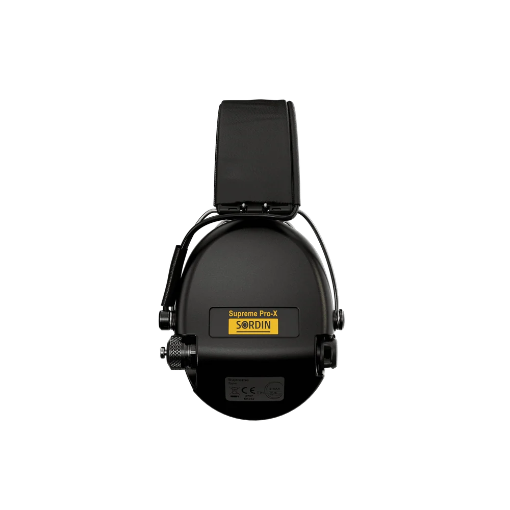 Sordin Supreme Pro-X Headband Black PVC