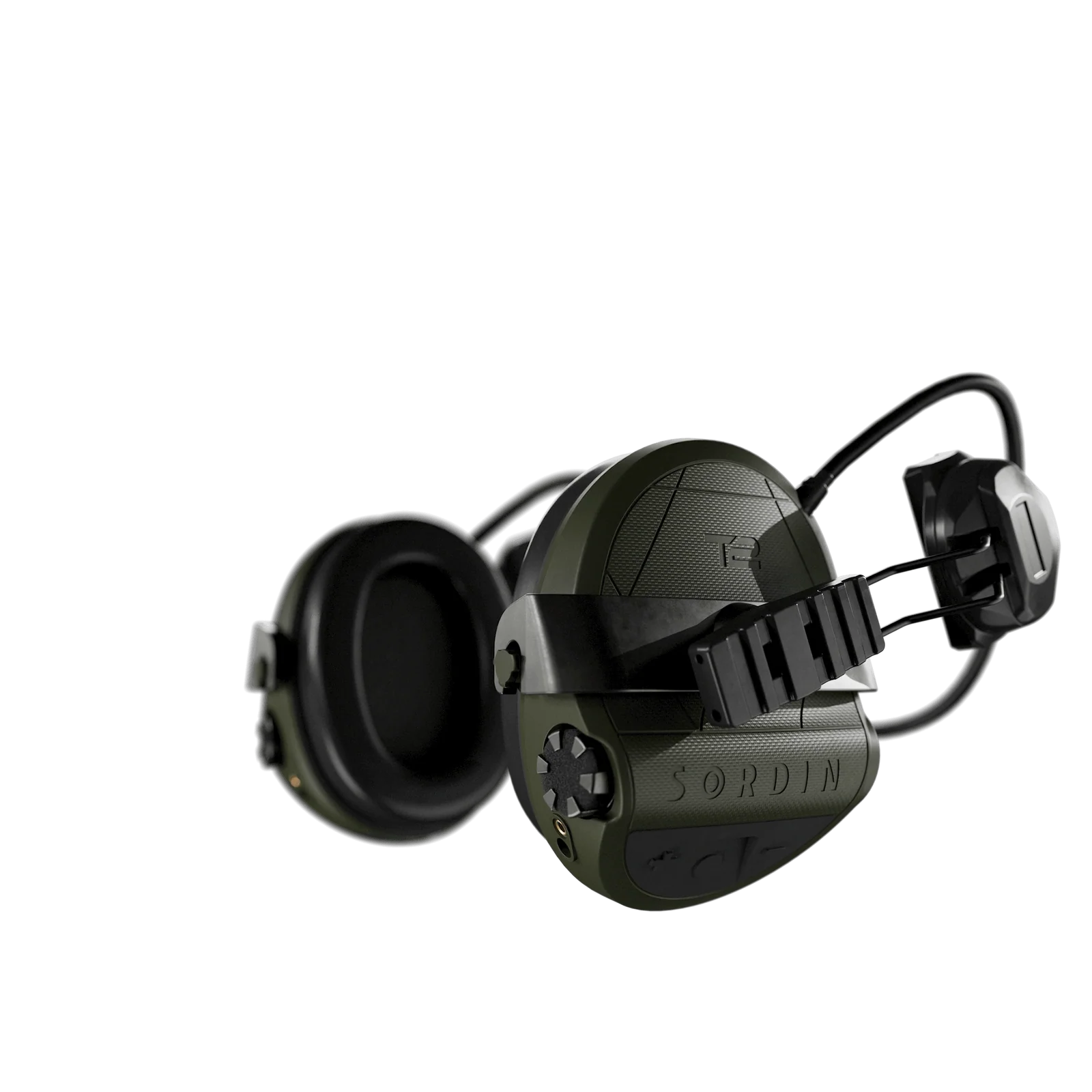Sordin Supreme T2 Green RARC Helmet Memory Foam