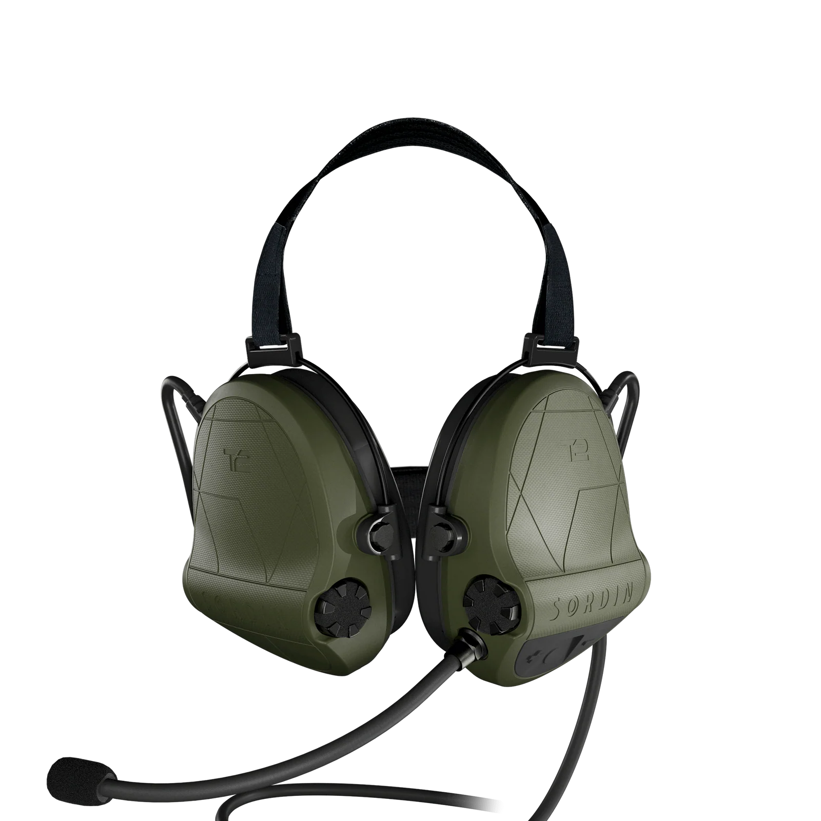 Sordin Supreme T2 CC Green Neckband Memory Foam