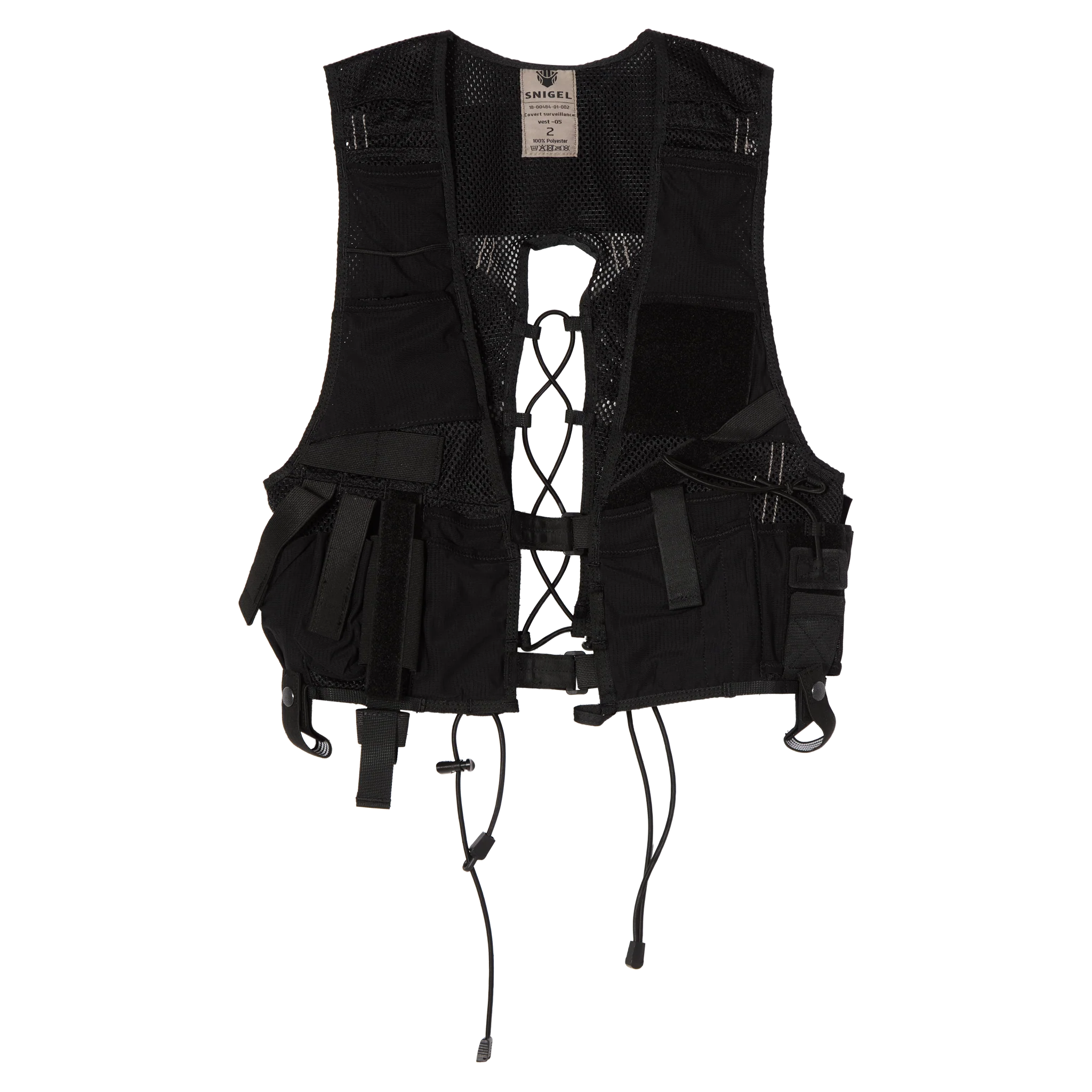 Covert Surveillance Vest - Black 2