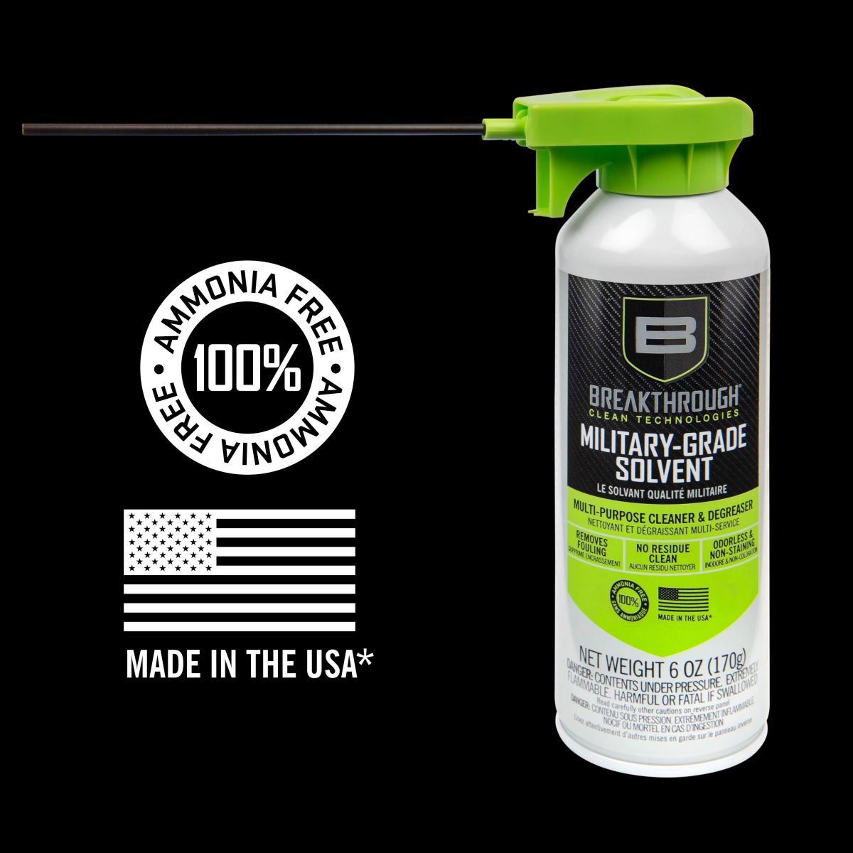 Military Grade Solvent Aerosol 6 OZ