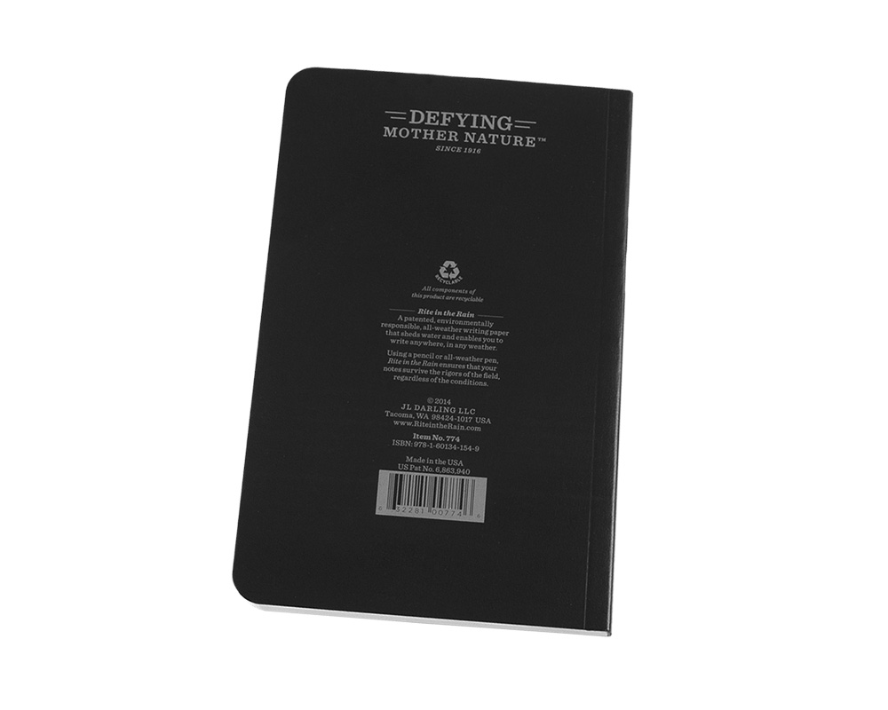 Field Book Field-Flex, 11,7 x 18,4 cm, Black