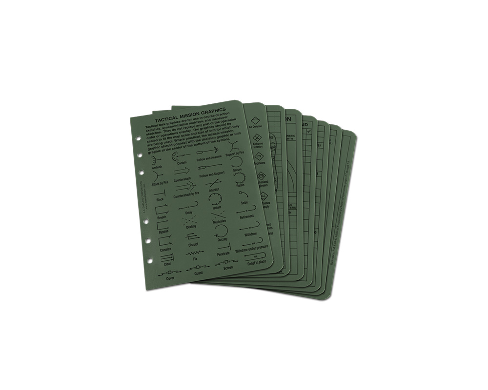 Tactical Ring Binder Kit Tan/Green