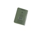 Stapled Notebook Mini Field Flex-Cover Green 3-P