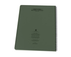 Notebook Maxi-Spiral, 21,6 x 27,9 cm, Grön