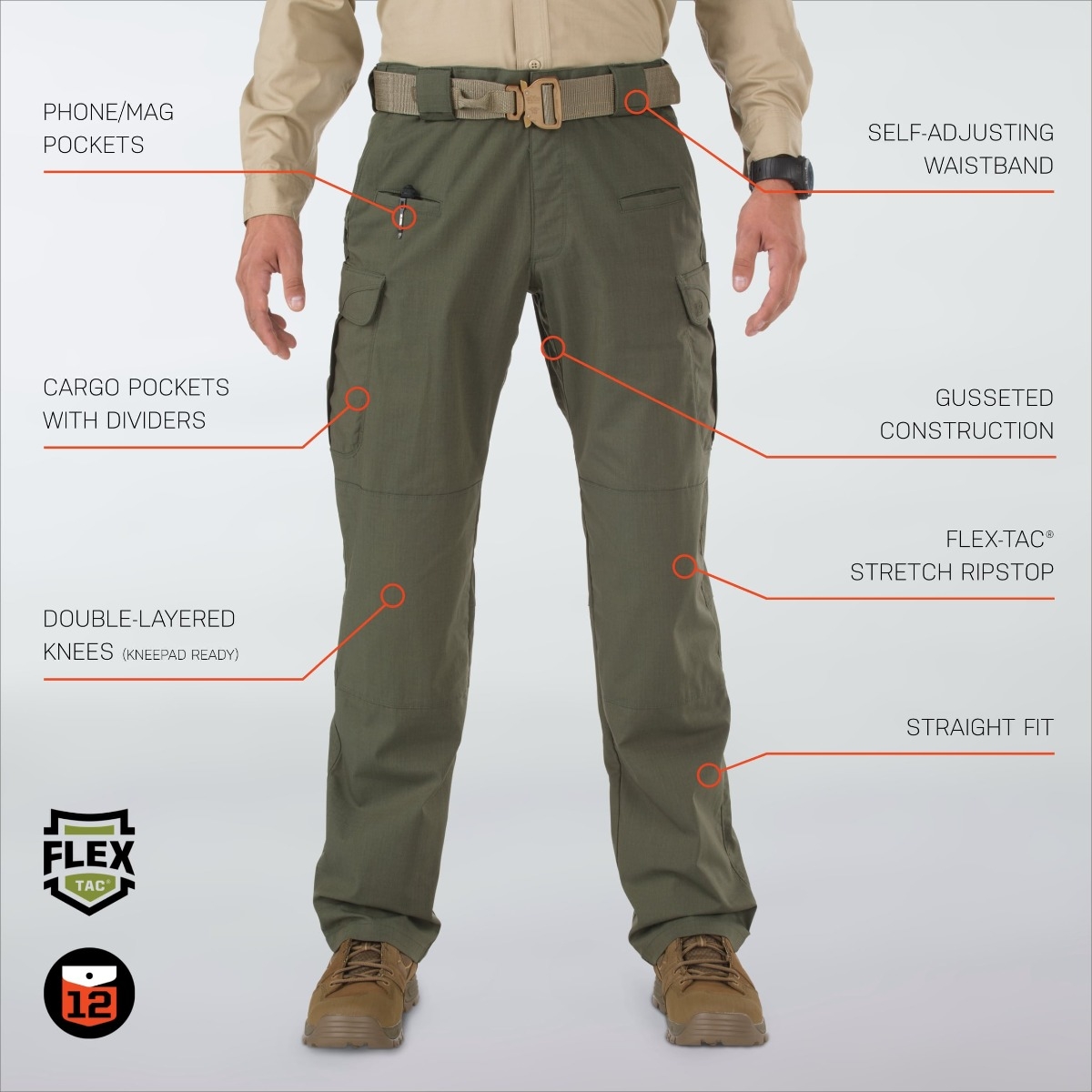 Stryke Pants Charcoal, 30W-30L