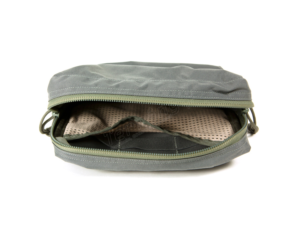 Helium Whisper Utility Pouch Zipp. Large Wolf Grey