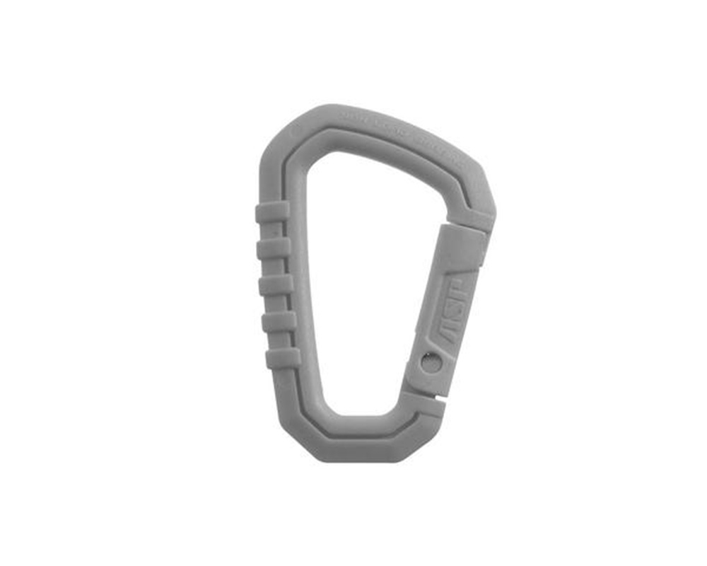 Stor karbinhake i plast, GRÅ