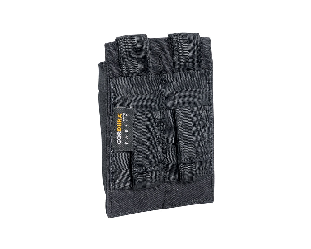 2 DBL Pistol Mag Pouch LP Black Onesize