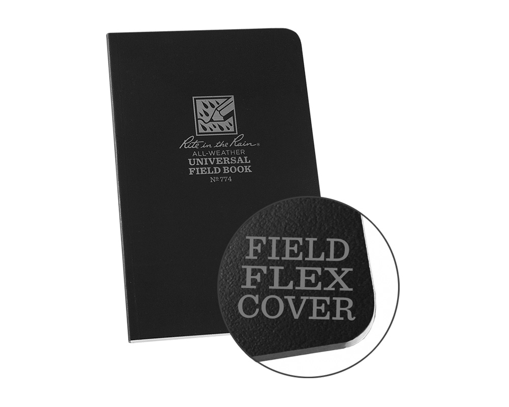 Field Book Field-Flex, 11,7 x 18,4 cm, Svart