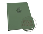 Bound Book, Fabrikoid Cover, 22,2 x 28,6 cm, Green