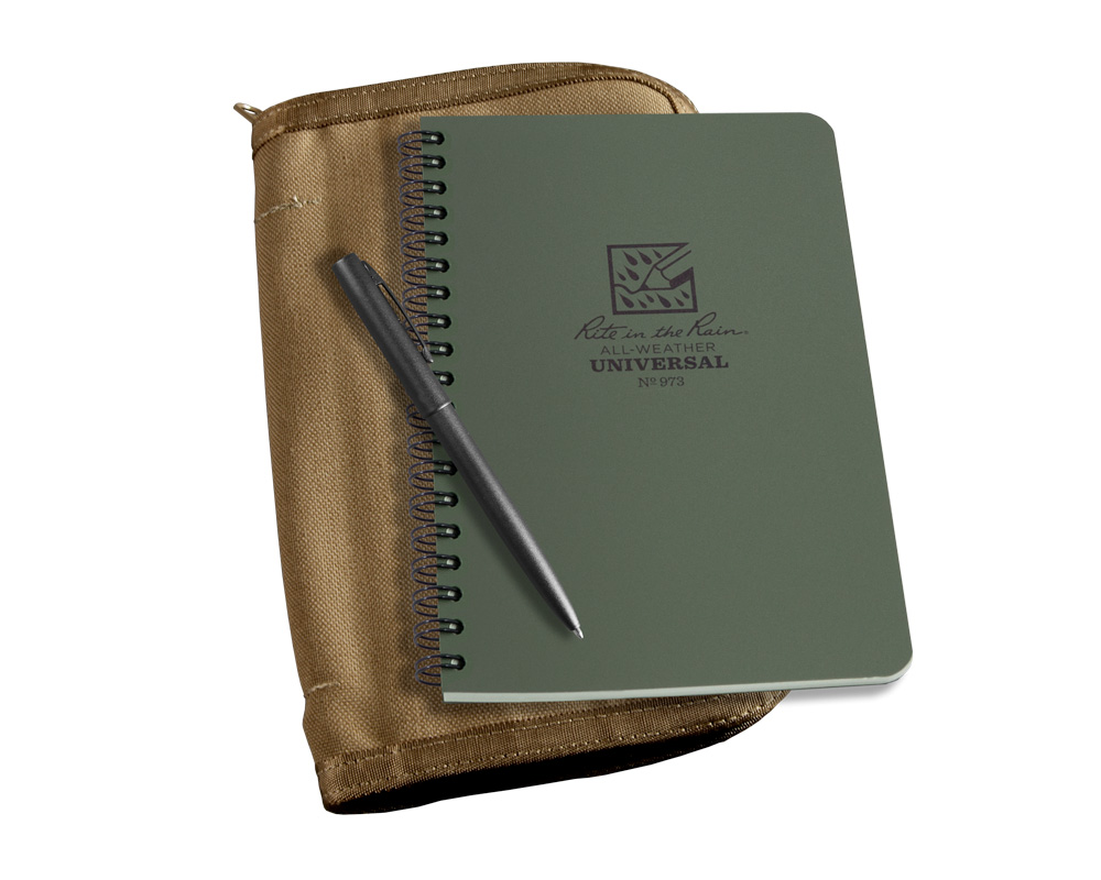 Kit Notebook Side-Spiral, 17,8 x 11,7 cm, Grön
