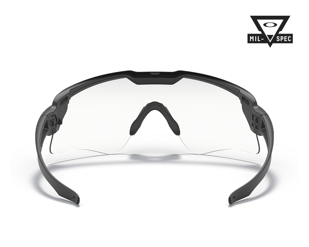 M Frame Alpha Array Matte Black w Grey, Clear EN166
