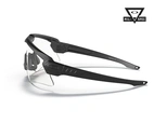 M Frame Alpha Array Matte Black w Grey, Clear EN166