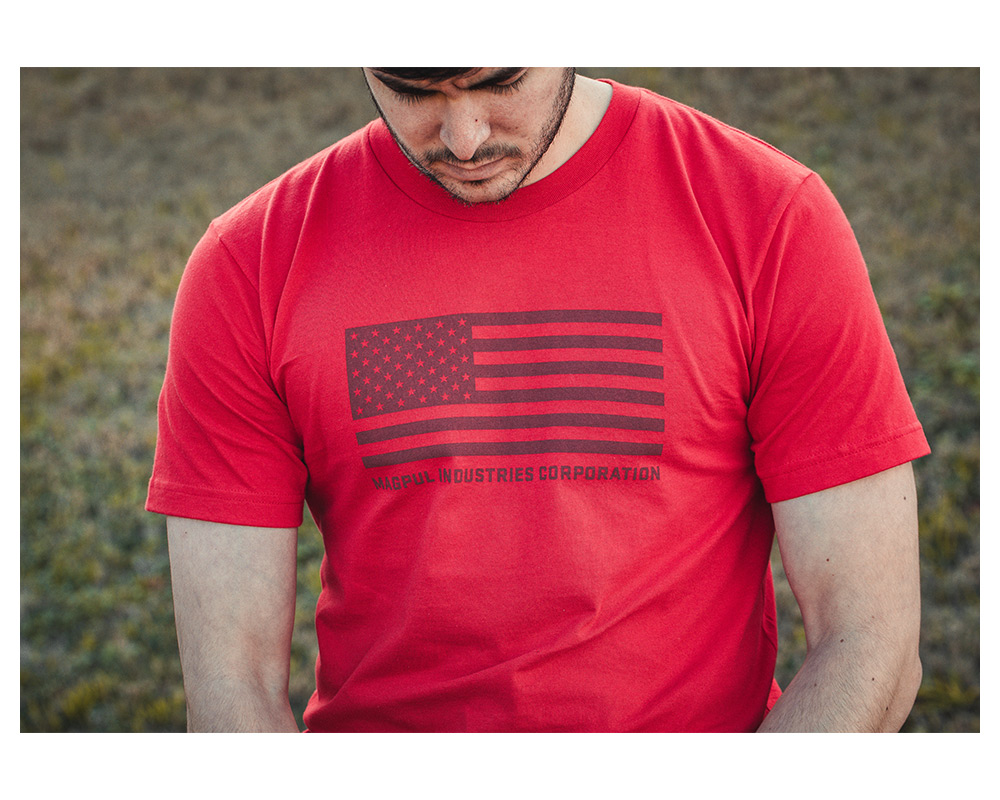 Standard Cotton T-Shirt Red Medium