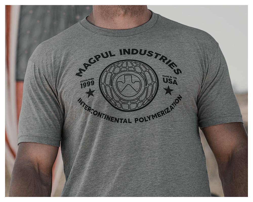 Polymerization CVC T-Shirt Grey Large